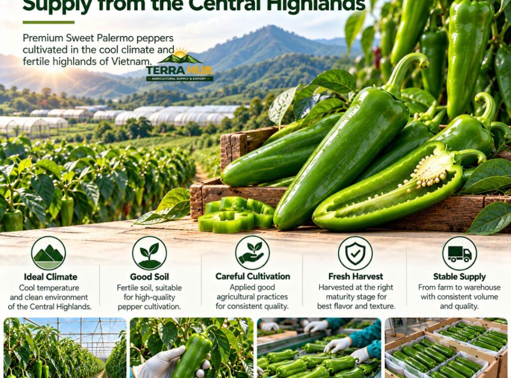Characteristics and Quality of Sweet Palermo Peppers