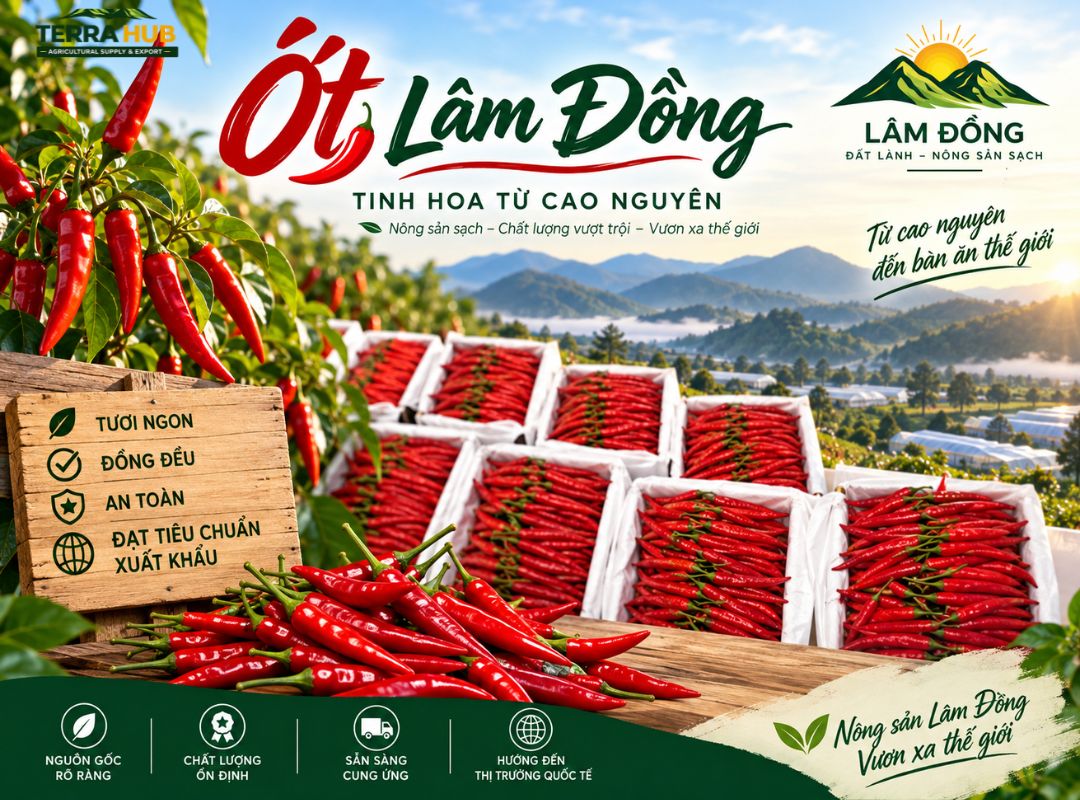 Ớt cay Lâm Đồng